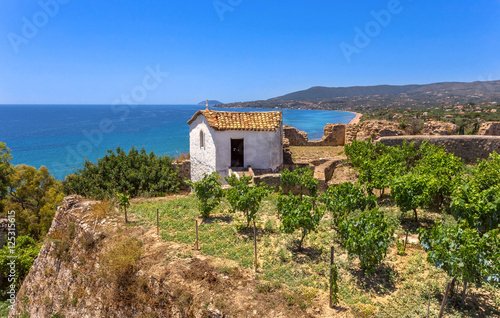 monastery of Agios Ioannis inside Koroni fortress