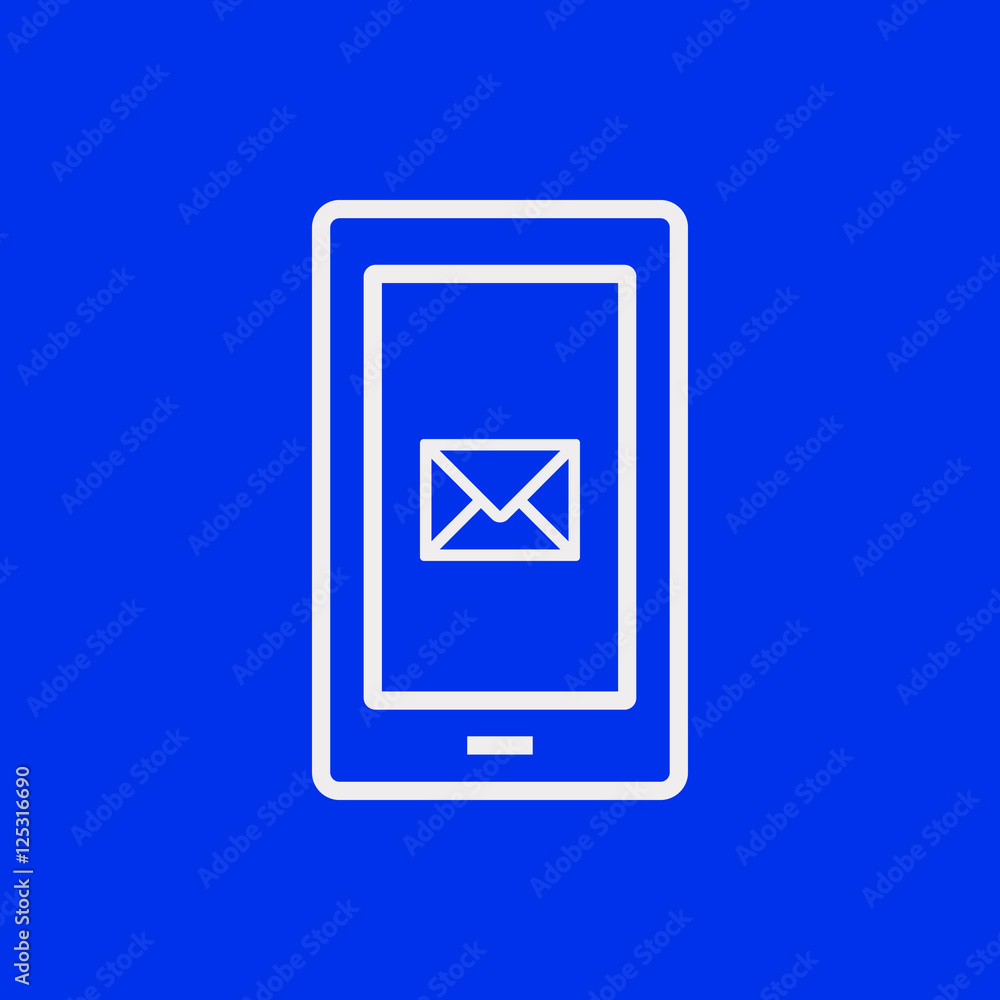 phone sms icon stock vector illustration flat design phone sms icon stock vector illustration flat design
