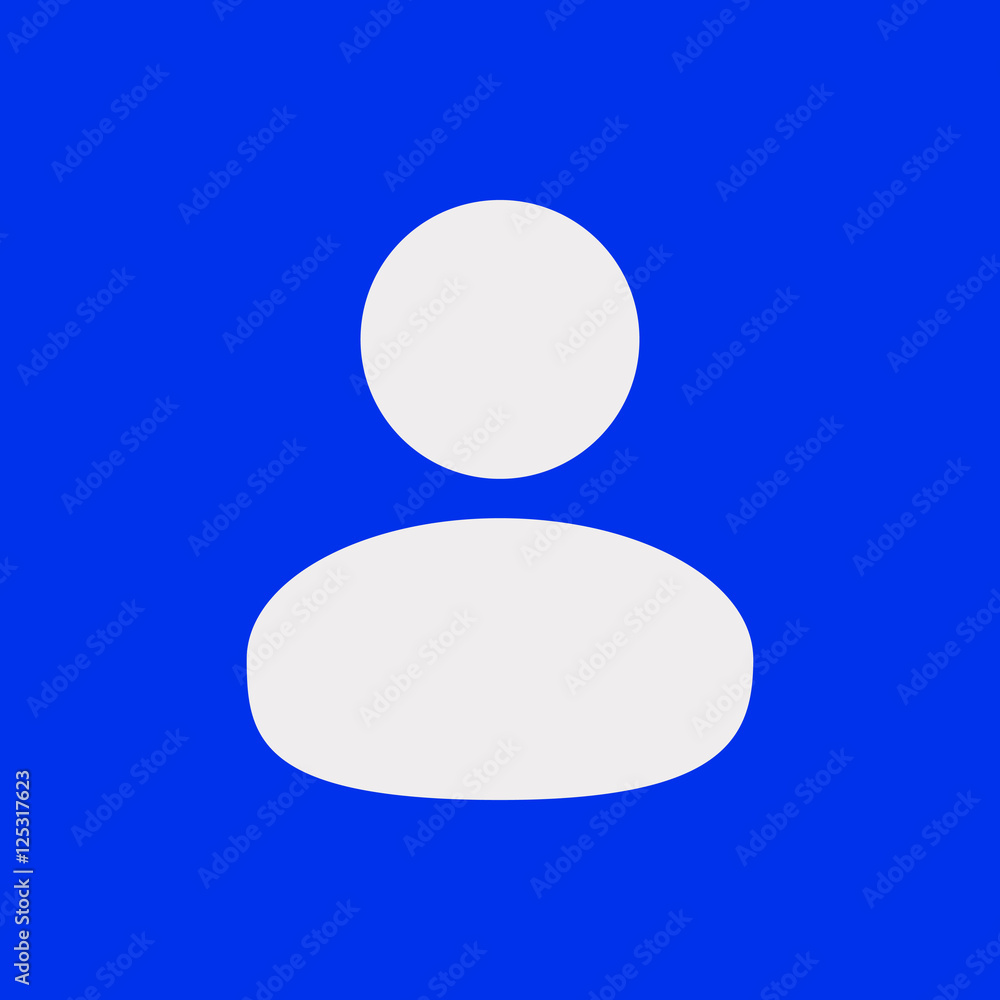 Man icon stock vector illustration flat design