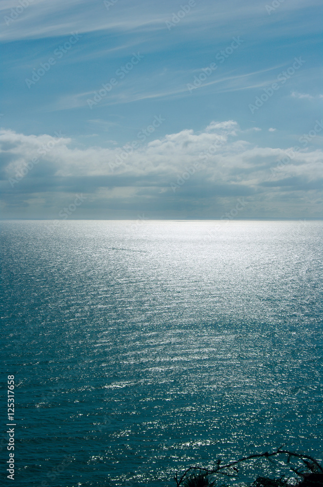 Obraz premium Sea Sky English Channel Whitsand Bay