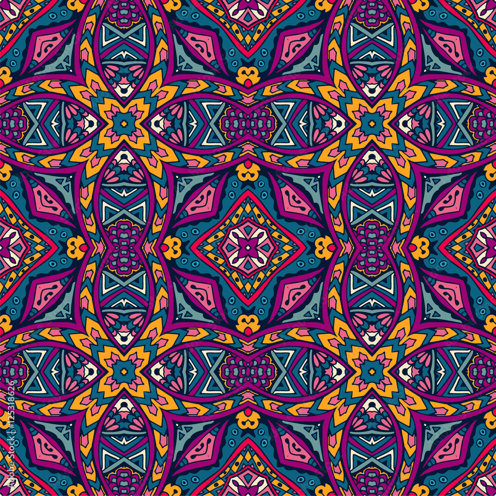 seamless vector colorful Geometric print