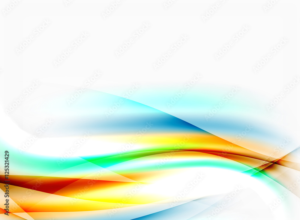 Fototapeta premium Blurred wave motion