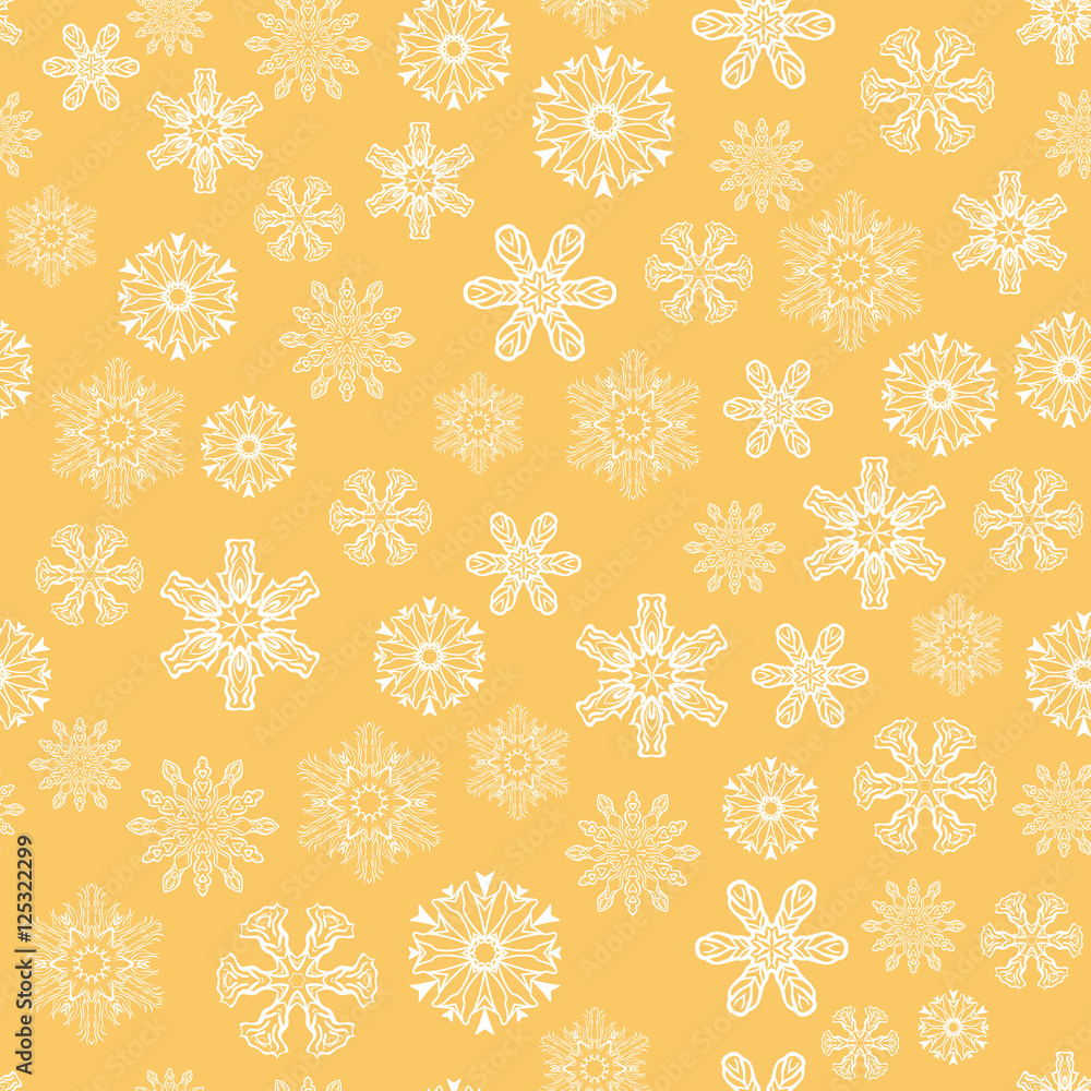 set of vector snowflakes set of vector snowflakes