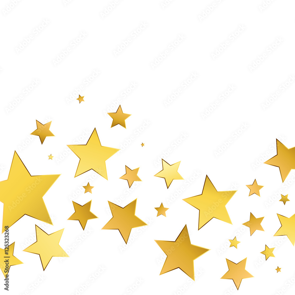 Gold stars background Gold stars background