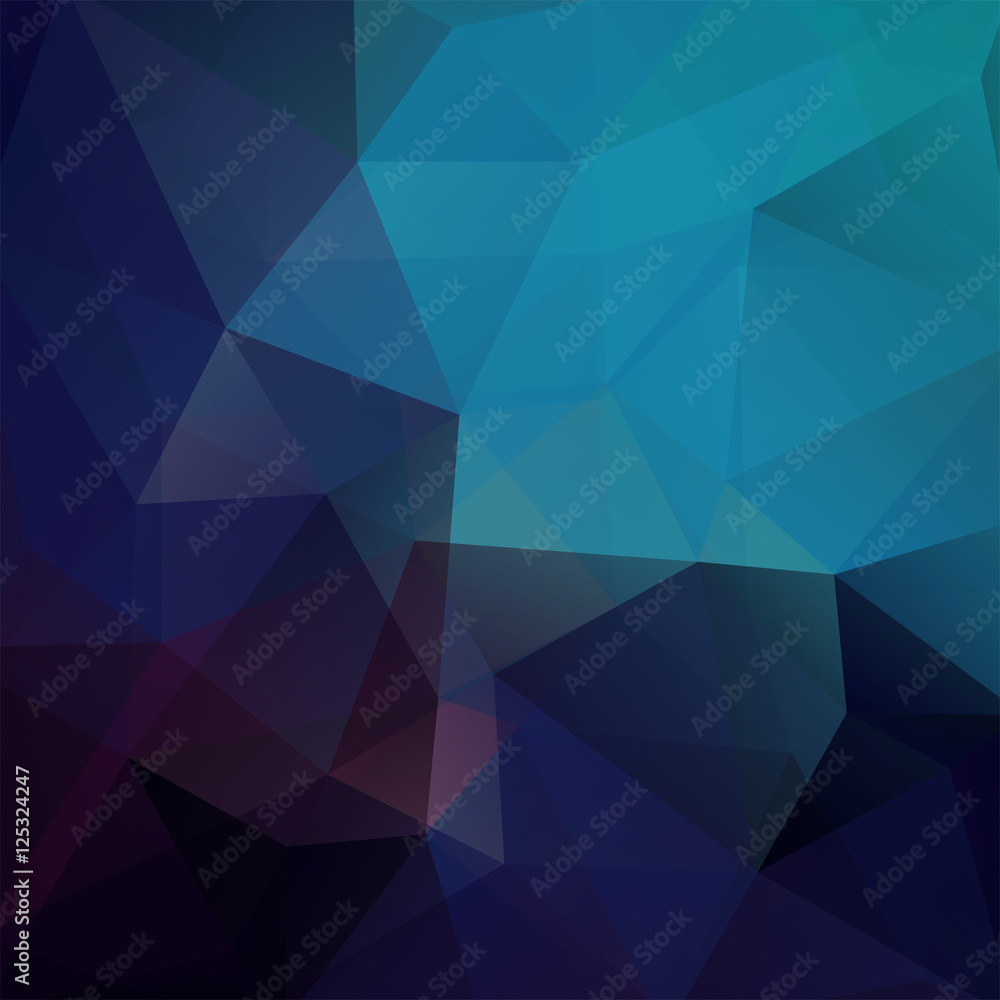 Background of geometric shapes. Blue mosaic pattern. Vector EPS 10. Vector illustration