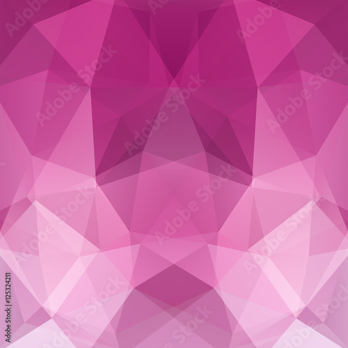 Background of geometric shapes. Pink mosaic pattern. Vector EPS 10. Vector illustration