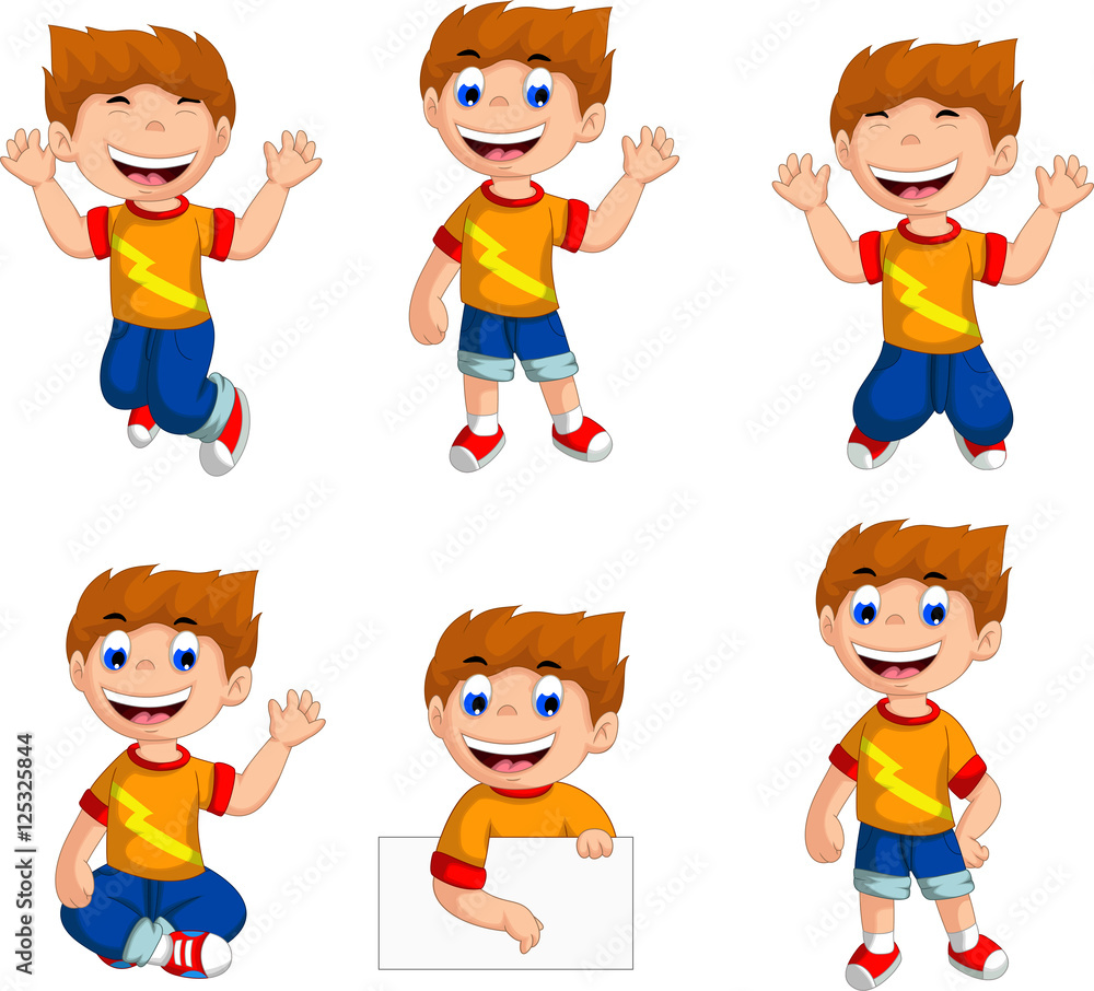 expression of boy cartoon collection expression of boy cartoon collection