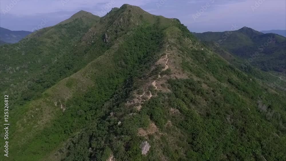 Aerial View of the Mountains and the Sky Aerial View of the Mountains and the Sky