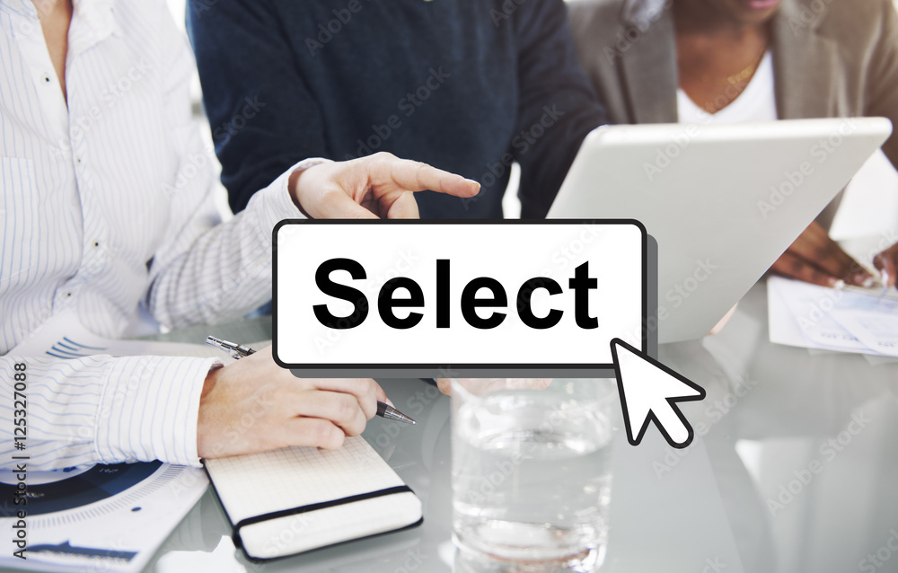 Obraz premium Select Pick Selecting Compare Selection Targeting Concept