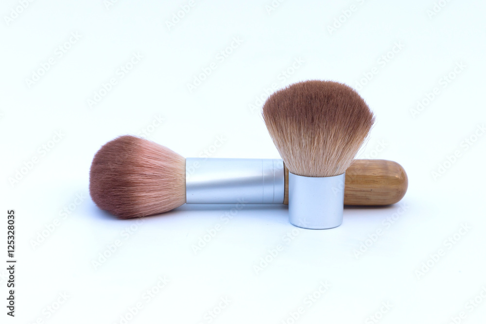 Make up brush isolated Make up brush isolated