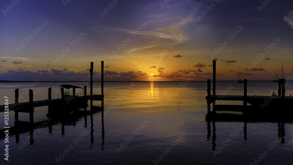Florida Key West by the Dock Landscape