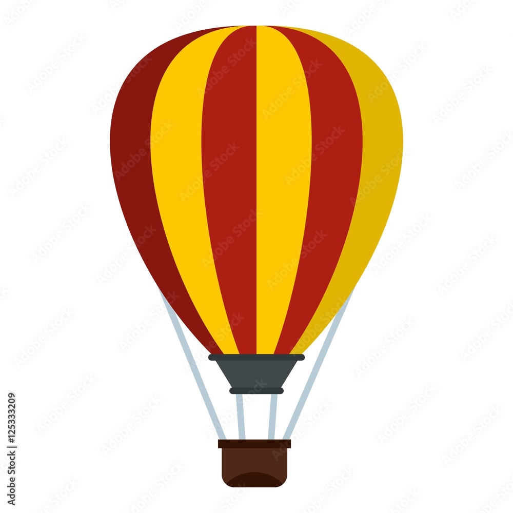 Fototapeta premium Ikona balon. Płaskie ilustracja ikony wektor balon dla sieci web