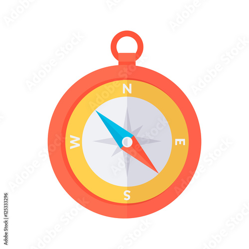 Compass color icon.