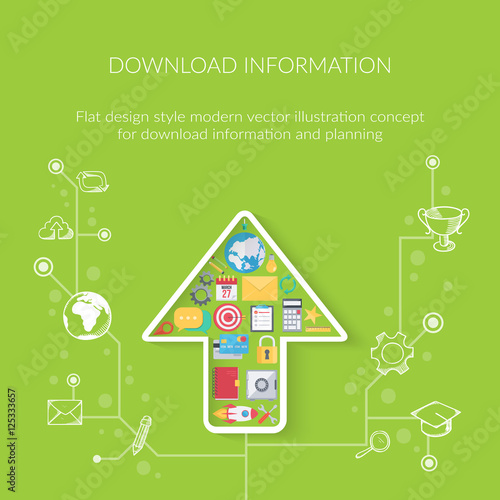Arrow shape and content symbols.