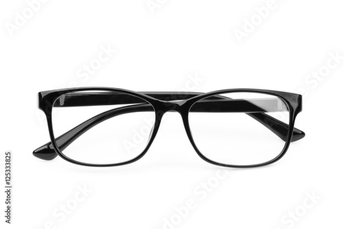 eyeglasses isolated on white background..