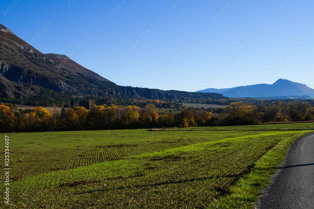 Fototapeta premium paysage des Hautes Alpes