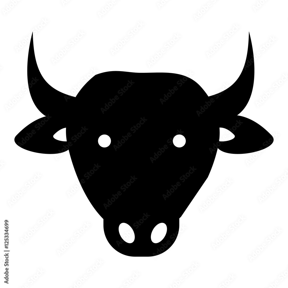 Cow icon. Simple illustration of cow vector icon for web Cow icon. Simple illustration of cow vector icon for web