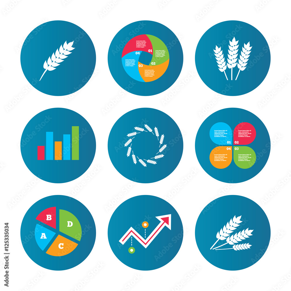 Agricultural icons. Gluten free symbols. Agricultural icons. Gluten free symbols.