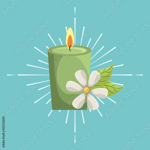natural spa center icons vector illustration design