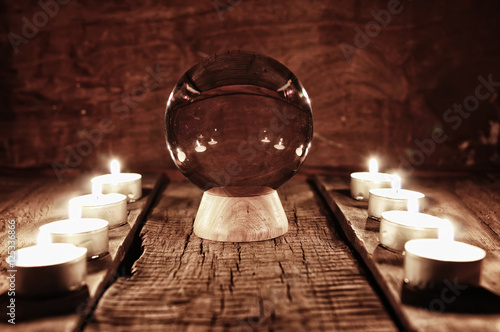 future teller candle divination photo