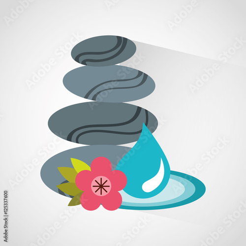 natural spa center icons vector illustration design