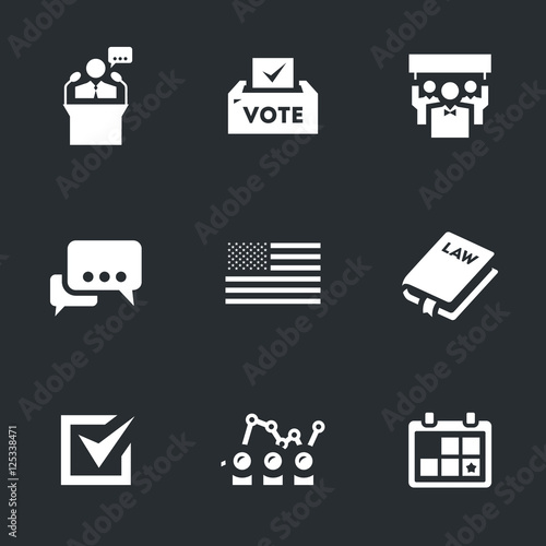 Vector Set of Voting and elections.