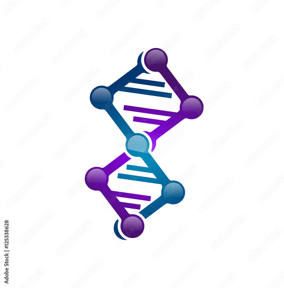 DNA Helix - Vector Logo Icon DNA Helix - Vector Logo Icon