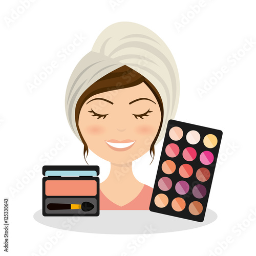natural spa center icons vector illustration design
