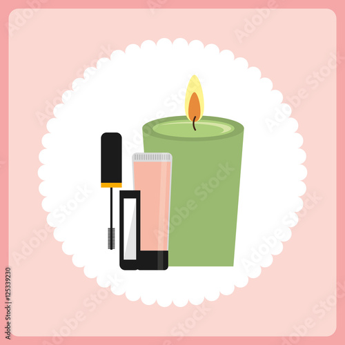 natural spa center icons vector illustration design