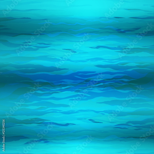 Vector Abstract triangle underwater background, abstract texture, blue water