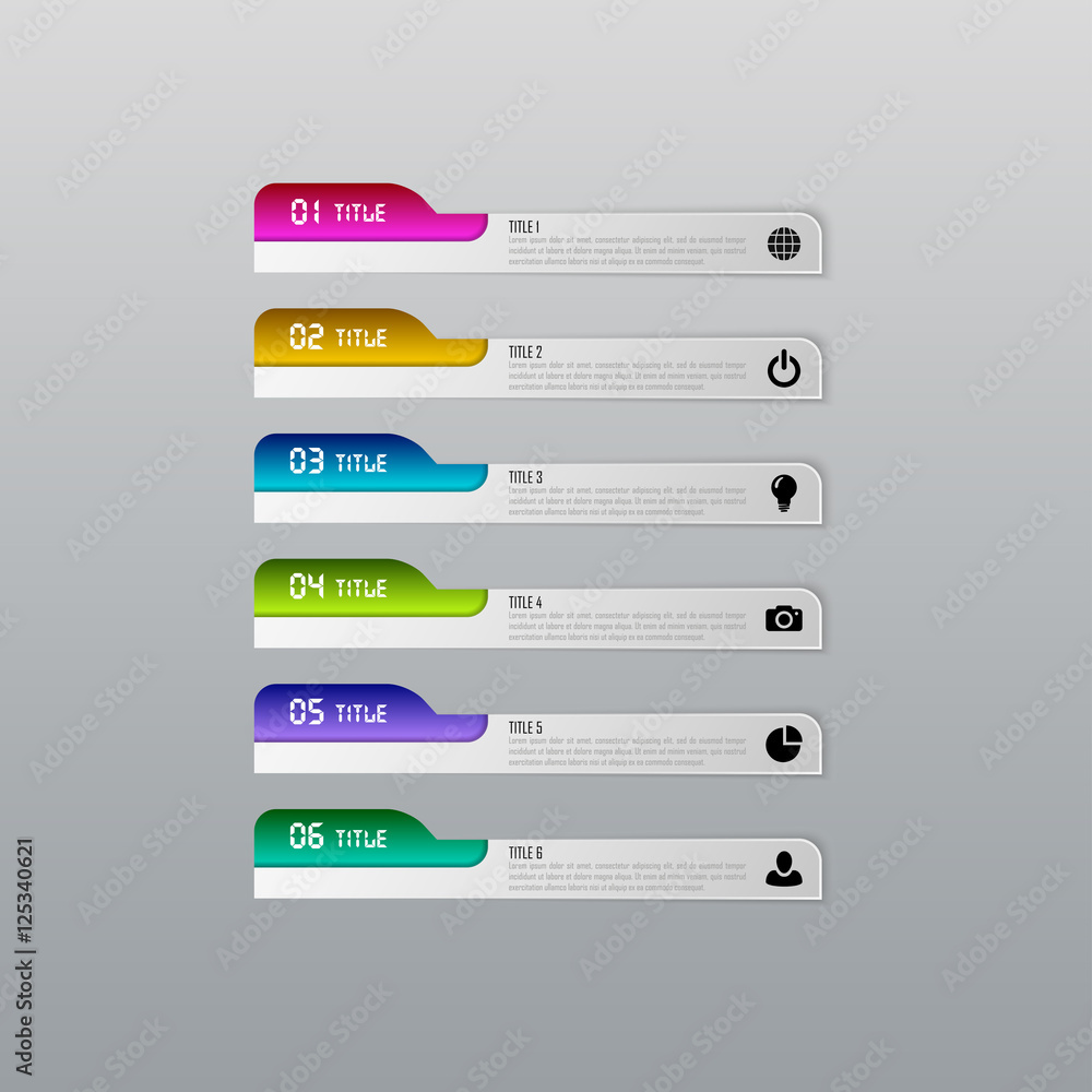 Infographic business concept with 6 options, parts, steps. Infographic design template and marketing icons Infographic business concept with 6 options, parts, steps. Infographic design template and marketing icons