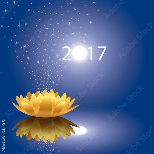 2017 - Nénuphar - étoiles