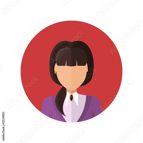 Young Woman Private Avatar Icon