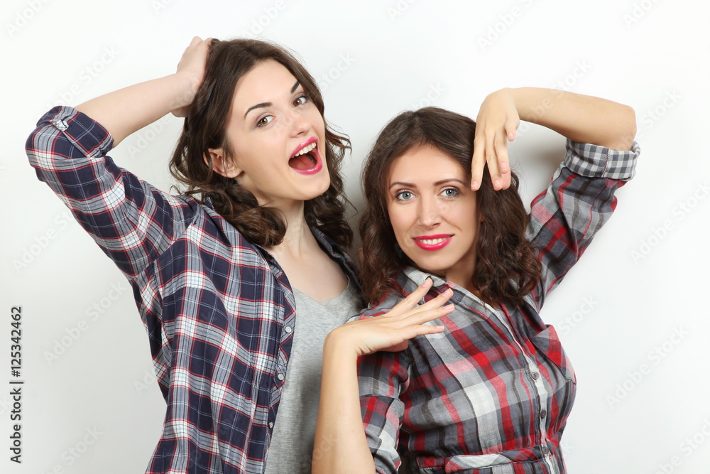 Funny girls. Friendship concept, life style, happiness, emotions. Funny girls. Friendship concept, life style, happiness, emotions.
