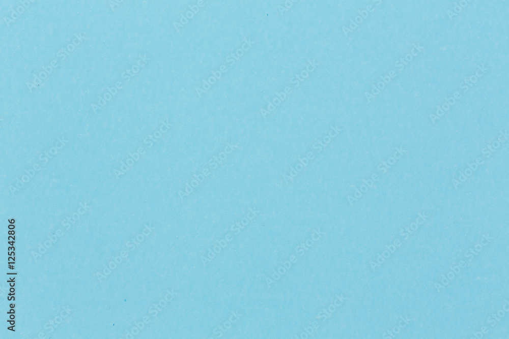 Sky blue background.