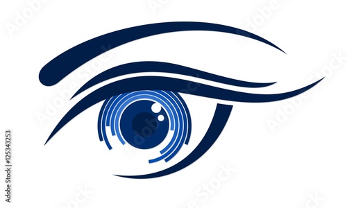 Logo female eye. 