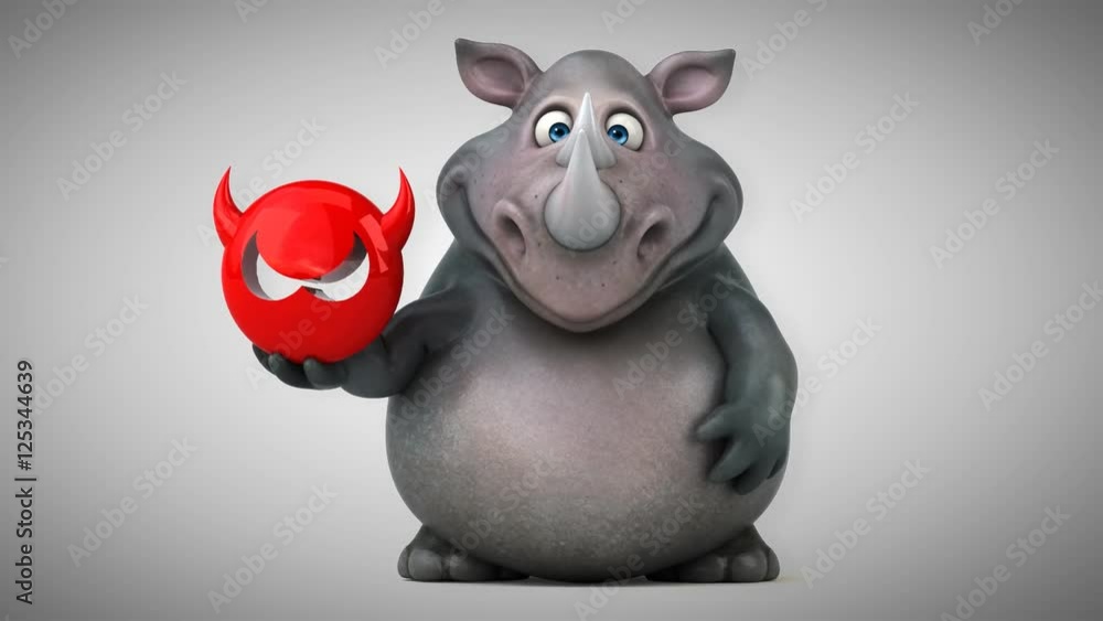 Fun rhino - 3D Animation