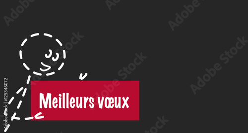 Bonhomme-vœux à droite