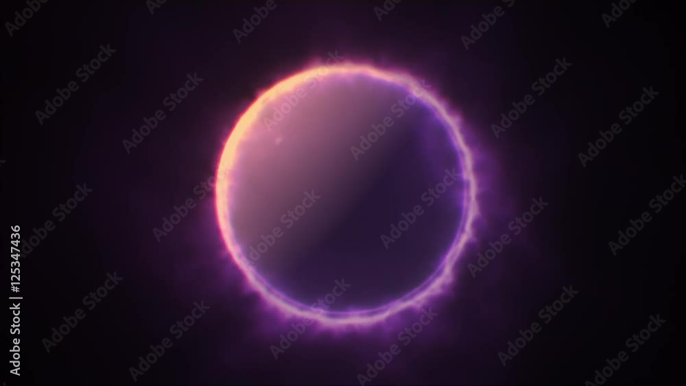 MOON ECLIPSE WITH PURPLE AURA ENERGY MOON ECLIPSE WITH PURPLE AURA ENERGY
