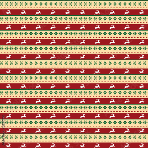 seamless christmas pattern reindeer