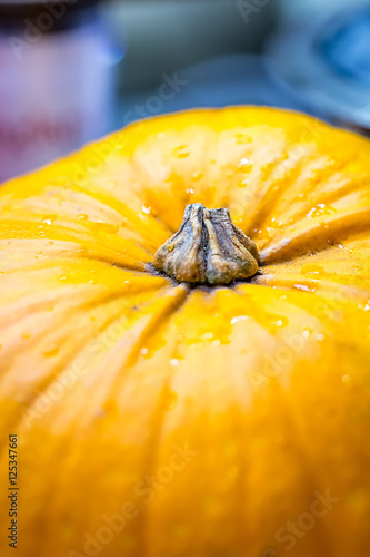 Wallpaper Mural Autumn Orange Pumpkin Background using for Wallpaper, Vertical View Torontodigital.ca