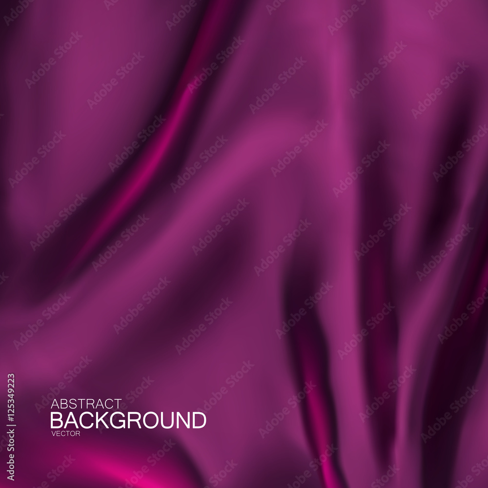 Fototapeta premium Purple silk fabric.