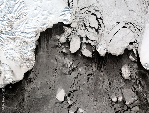 Fototapeta Naklejka Na Ścianę i Meble -  Bering Strait from Landsat satellite. Elements of this image furnished by NASA