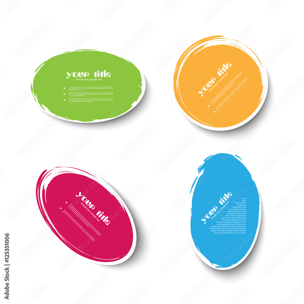 Round color labels