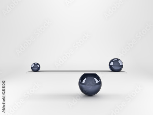 3D rendering of balance ball