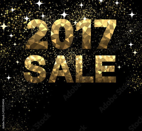 Black and golden sale background.