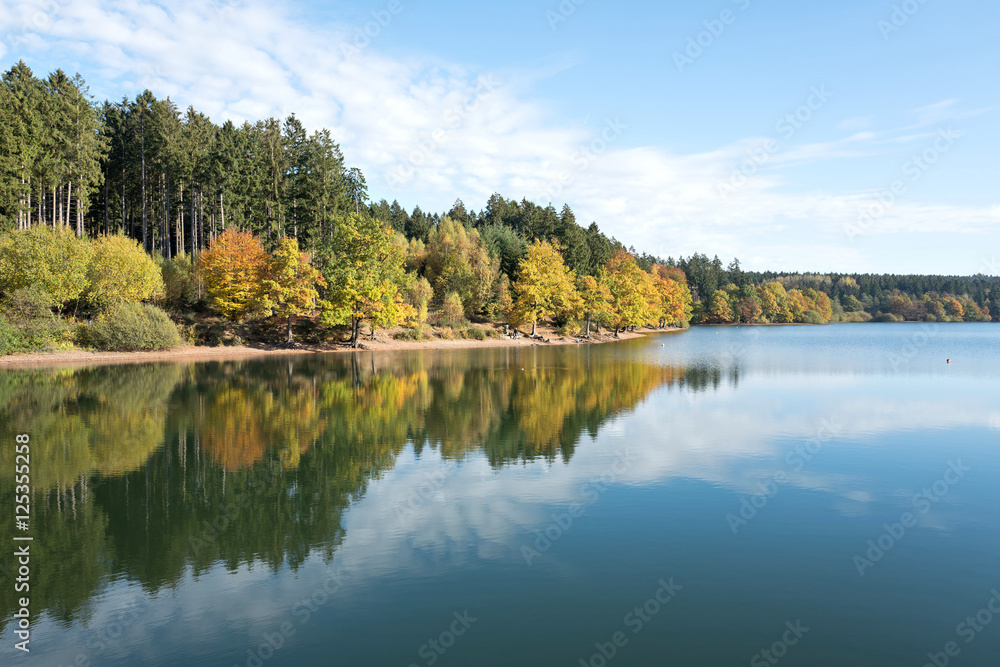 Brucher Talsperre bei Marienheide im Oberbergischen Land