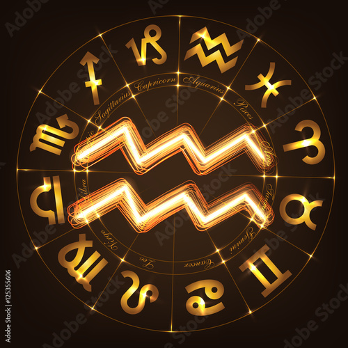 Zodiac sign Aquarius