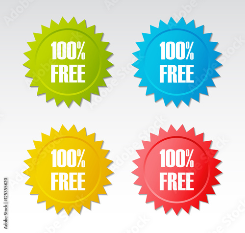 100% free sticker