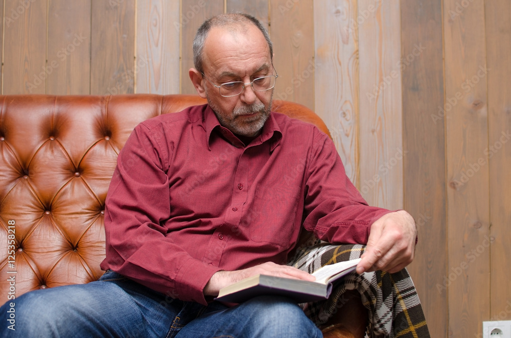 man reading a book man reading a book